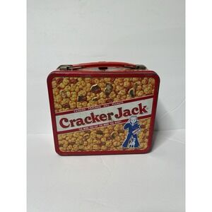 Collectible Vintage 1979 Cracker Jack Toys Aladdin Metal Lunchbox Antique Tinbox